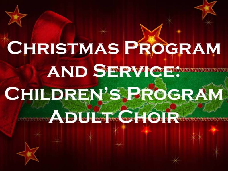 Christmas Program and Service Oasis Community Church