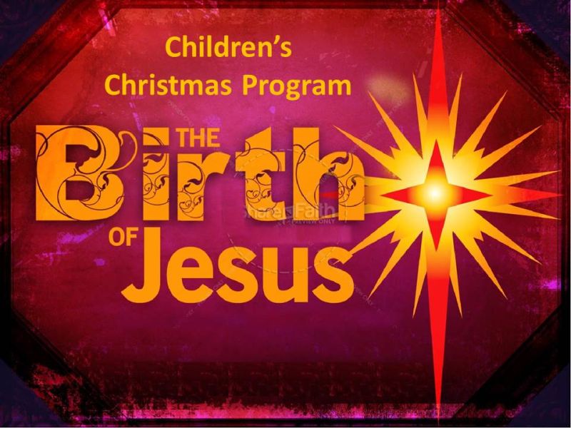 2019 Children's Christmas Program